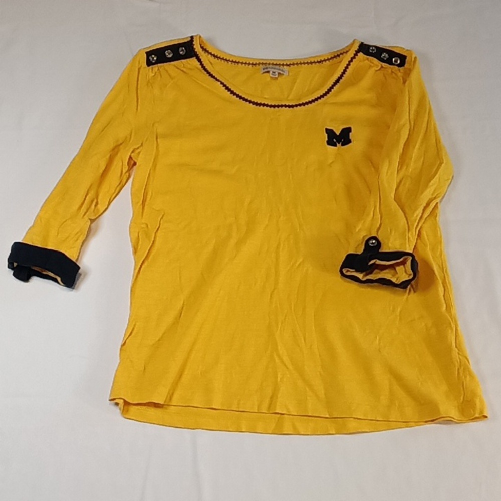 UG Apparel Women's Michigan Medium Shirt Yellow